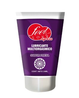 Lubricante Feel Love Multiorgásmico Fresa 20ml