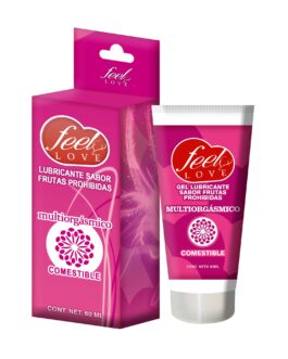 Lubricante Feel Love Multiorgásmico Frutas Prohibidas 60ml